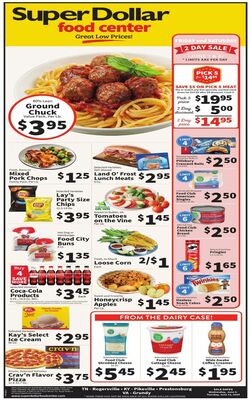 Catalogue Super Dollar Food Center from 06/05/2024