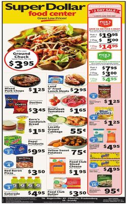 Catalogue Super Dollar Food Center from 09/11/2024