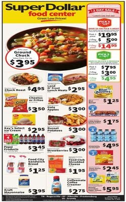 Catalogue Super Dollar Food Center from 09/25/2024