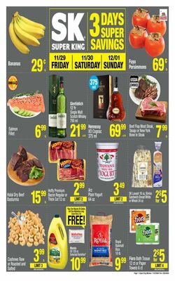 Current weekly ad Super King Market