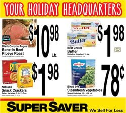 Catalogue Super Saver CHRISTMAS 2021 from 12/01/2021