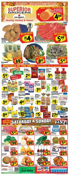 Current weekly ad Superior Grocers