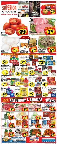 Current weekly ad Superior Grocers