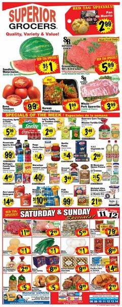 Current weekly ad Superior Grocers