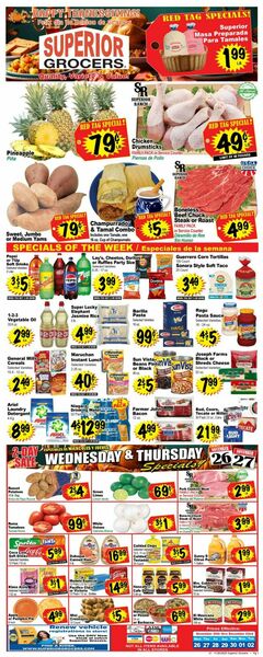 Catalogue Superior Grocers from 11/26/2025