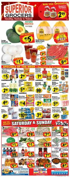 Catalogue Superior Grocers from 04/22/2026