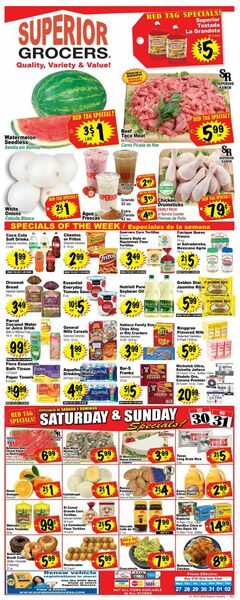Catalogue Superior Grocers from 05/27/2026