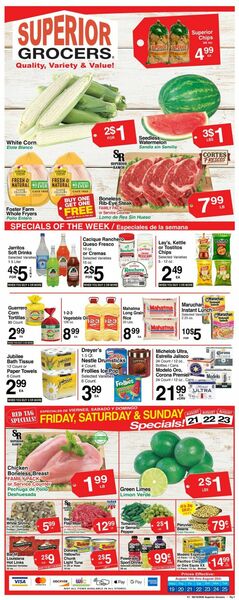 Catalogue Superior Grocers from 08/19/2026