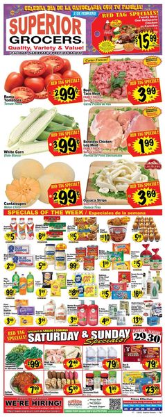 Catalogue Superior Grocers from 01/26/2022