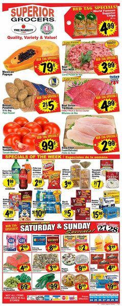 Catalogue Superior Grocers from 01/24/2024