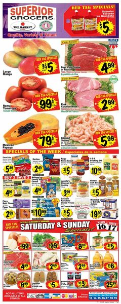 Catalogue Superior Grocers from 03/13/2024