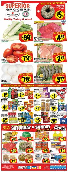 Current weekly ad Superior Grocers