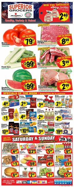 Catalogue Superior Grocers from 06/26/2024