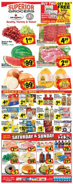 Current weekly ad Superior Grocers