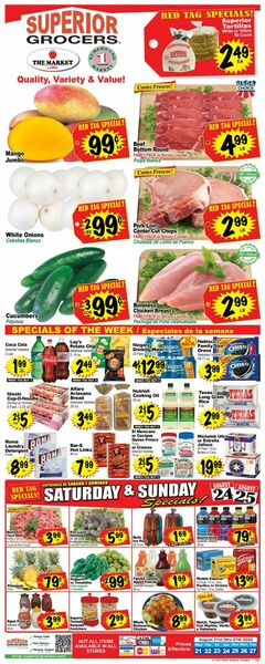 Catalogue Superior Grocers from 08/21/2024