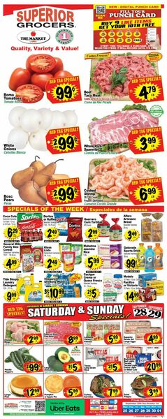 Current weekly ad Superior Grocers