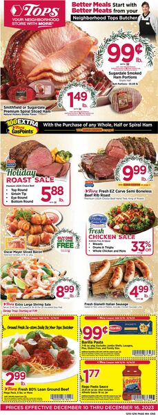 Catalogue Tops Friendly Markets from 12/10/2023