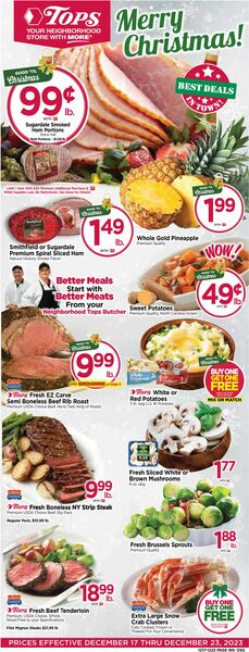 Catalogue Tops Friendly Markets from 12/17/2023
