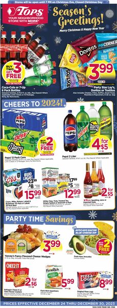 Catalogue Tops Friendly Markets from 12/24/2023