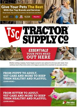 Catalogue Tractor Supply from 01/31/2022