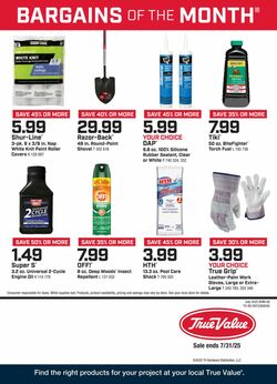 Current weekly ad True Value Hardware