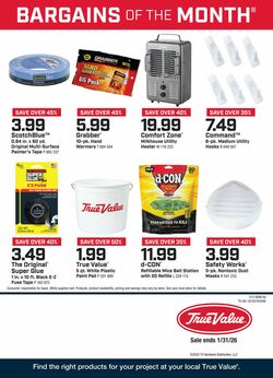Catalogue True Value Hardware from 01/01/2026