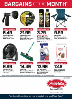 Catalogue True Value Hardware from 08/01/2026