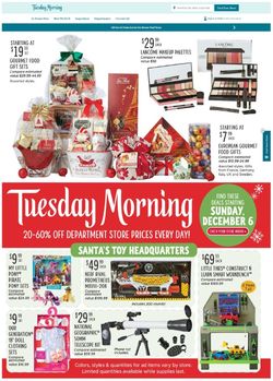 Catalogue Tuesday Morning from 12/10/2020