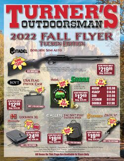 Catalogue Turner's Outdoorsman from 08/12/2022