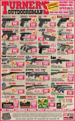 Current weekly ad Turner's Outdoorsman