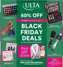 Catalogue Ulta Beauty BLACK FRIDAY AD 2021 from 11/14/2021