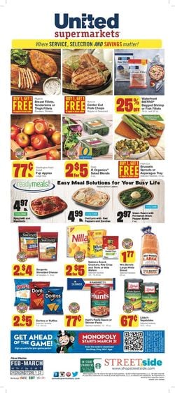 Catalogue United Supermarkets from 02/24/2021