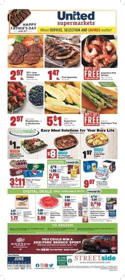 Catalogue United Supermarkets from 06/16/2021