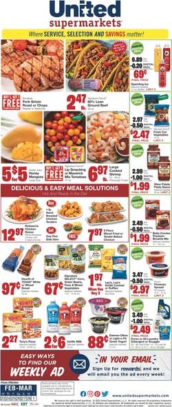 Catalogue United Supermarkets from 02/23/2022