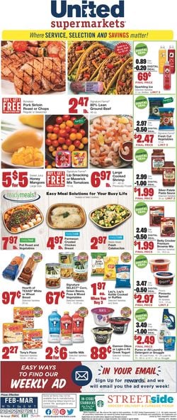 Catalogue United Supermarkets from 02/23/2022