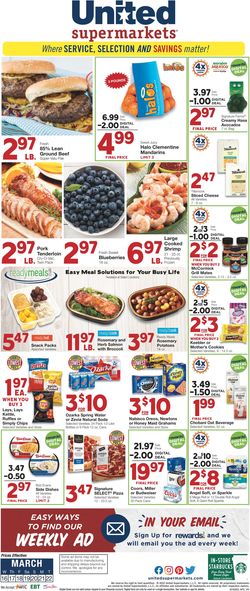 Catalogue United Supermarkets from 03/16/2022