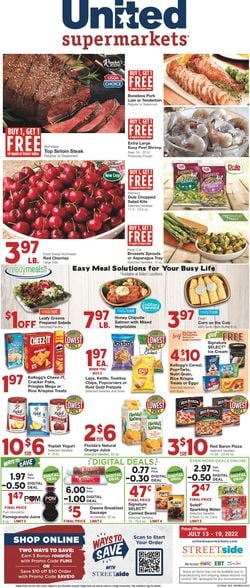 Catalogue United Supermarkets from 07/13/2022