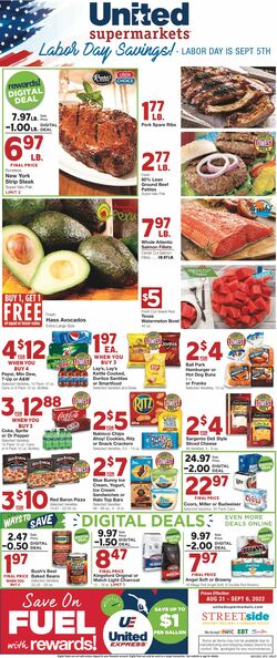 Catalogue United Supermarkets from 08/31/2022