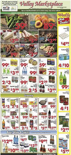 Current weekly ad Valley Marketplace