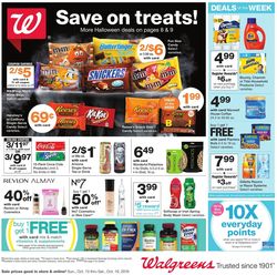 Catalogue Walgreens from 10/13/2019