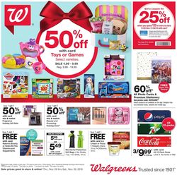 Catalogue Walgreens from 11/28/2019