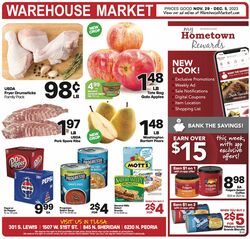 Current weekly ad Warehouse Market