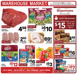 Current weekly ad Warehouse Market