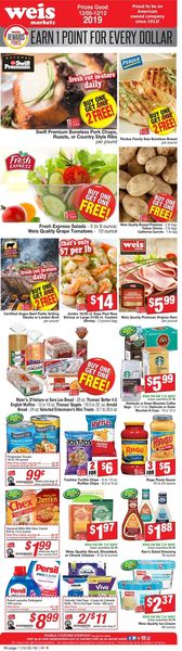 Catalogue Weis - Holidays Ad 2019 from 12/05/2019