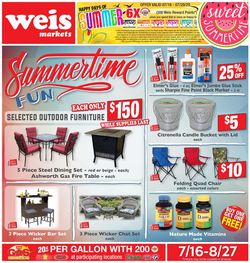 Catalogue Weis from 07/16/2020