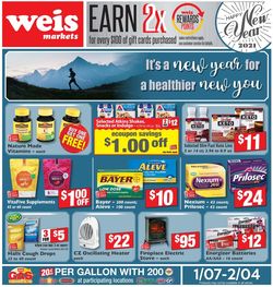 Catalogue Weis Home Ad 2021 from 01/07/2021