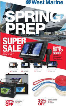 Catalogue West Marine from 03/16/2020