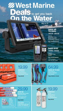 Catalogue West Marine from 05/21/2020