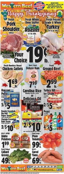 Catalogue Western Beef - Thanksgiving Ad 2019 from 11/21/2019