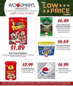 Catalogue Woodman's Market Black Friday 2020 from 11/26/2020